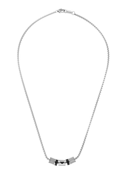 Onyx Rondelle Necklace